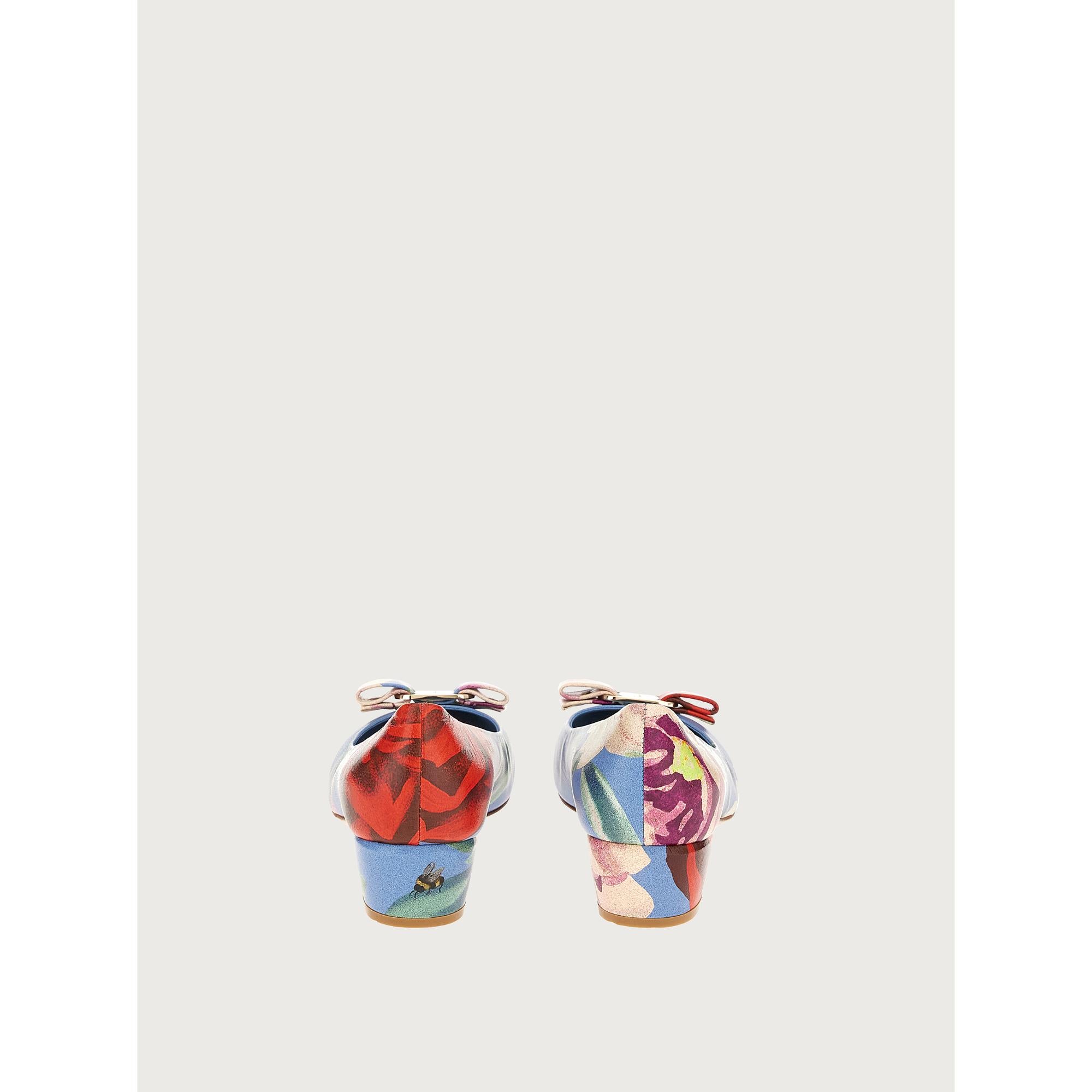 Vara Bow Pump Shoes - Multicolor