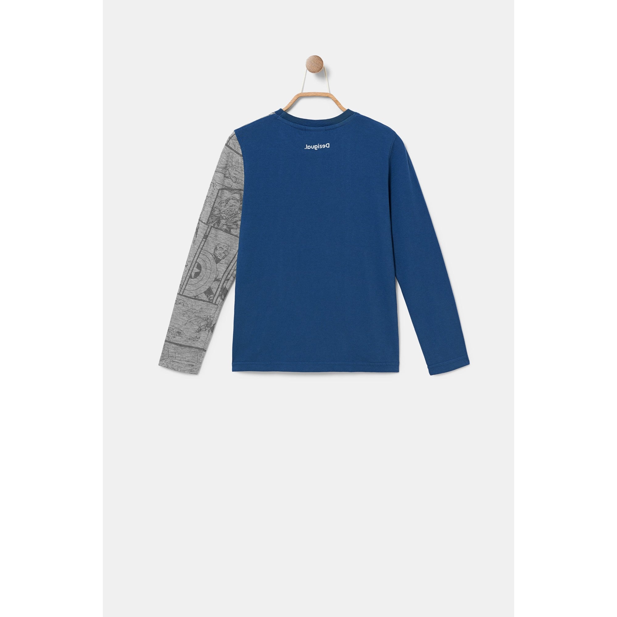 Boy Knit T-Shirt Long Sleeve - Blue