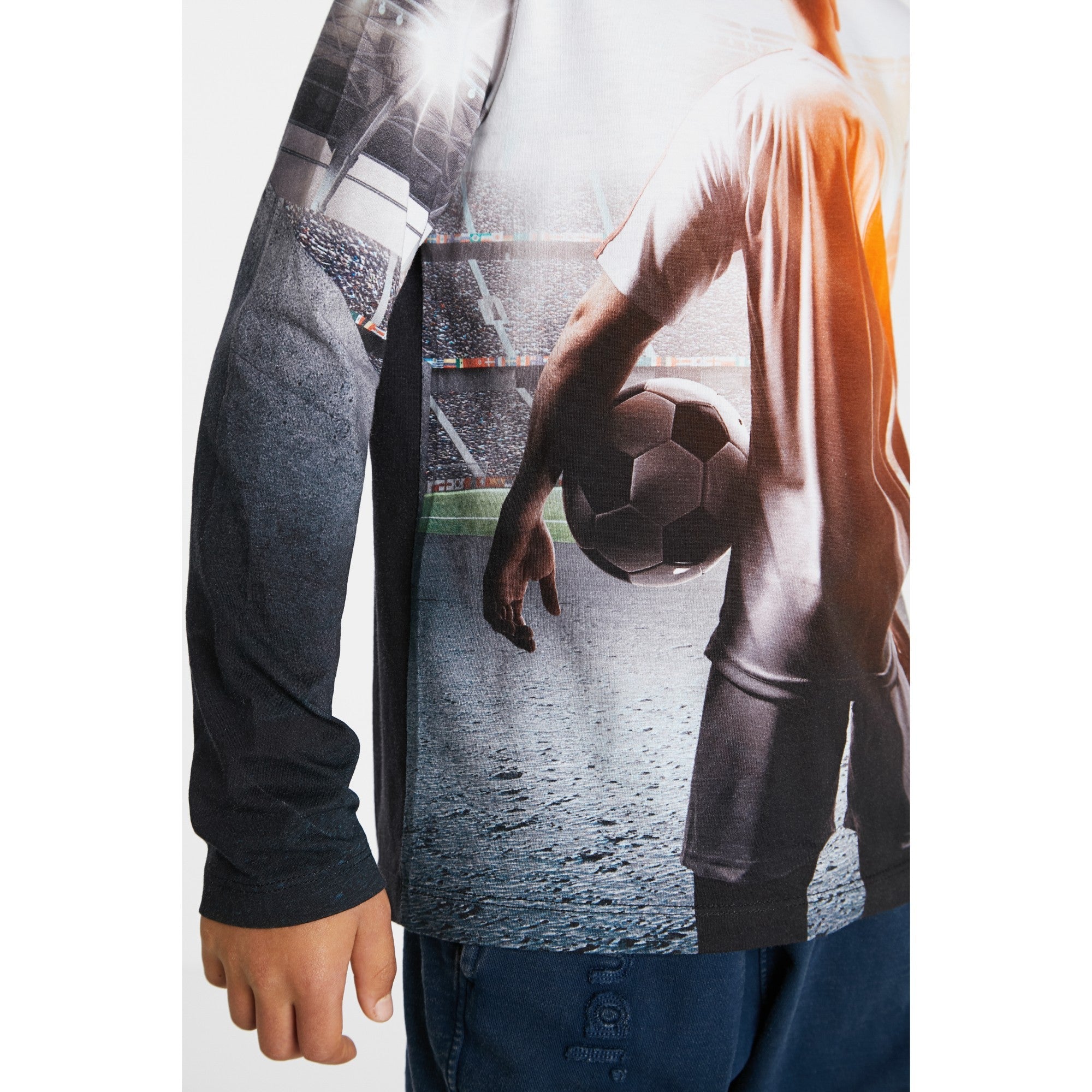 Boy Knit T-Shirt Long Sleeve - Black