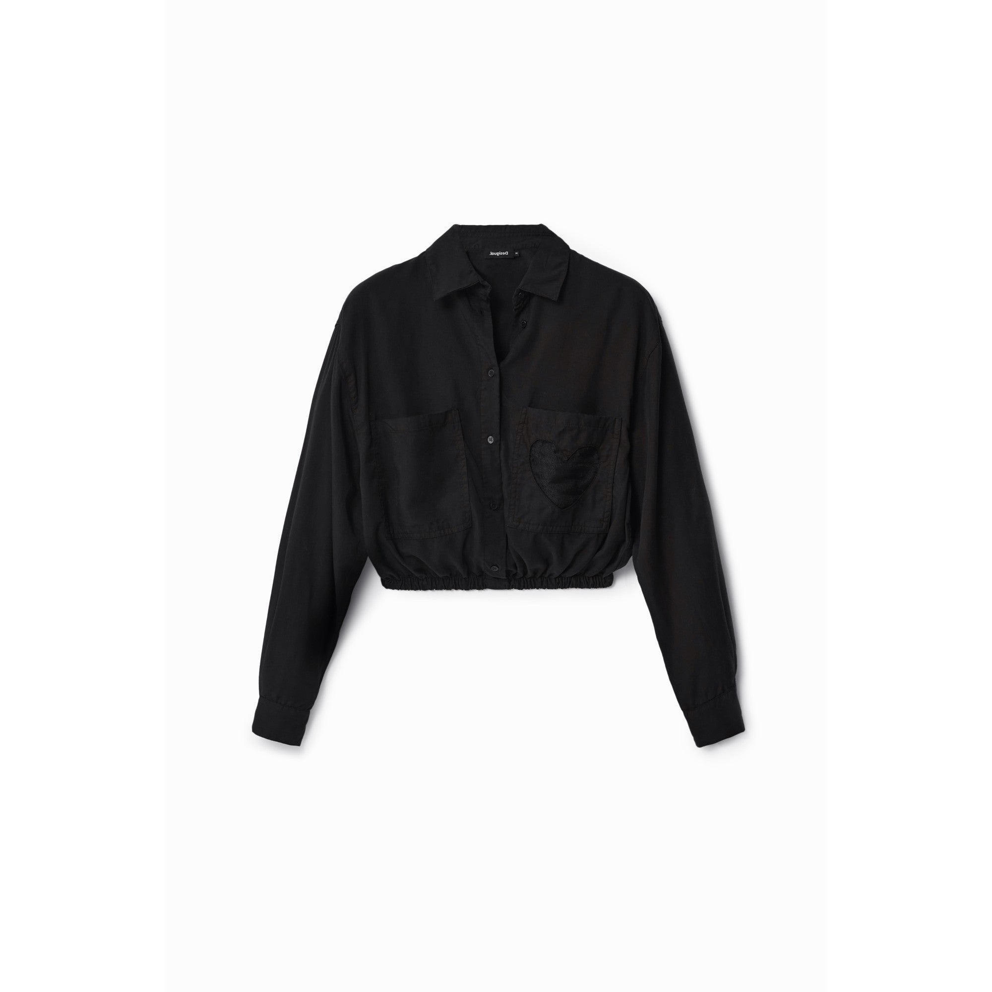 Women Woven Shirt Long Sleeve - Black – OnTheList MY Public Sales
