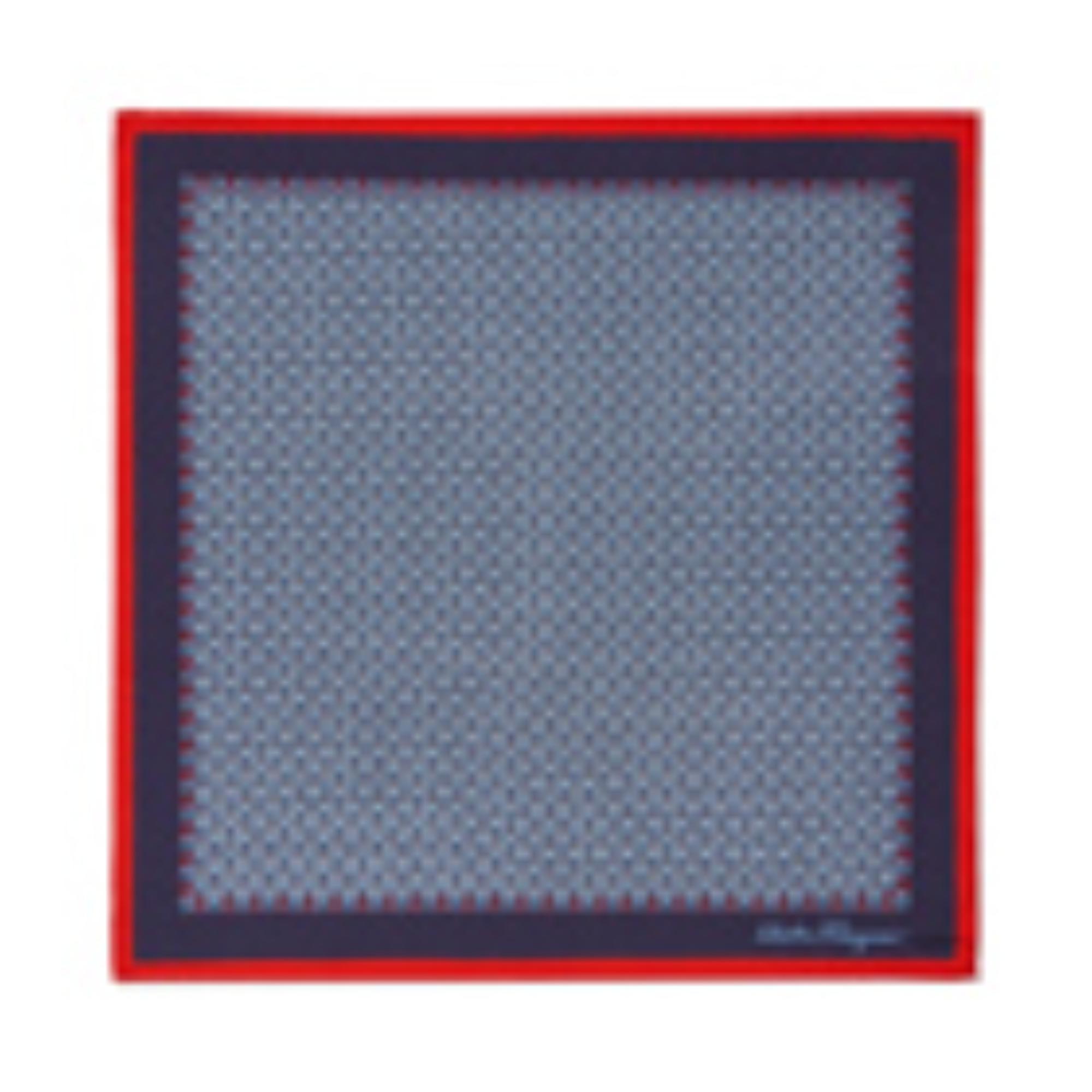 Gancini Pocket Square - Navy Blue