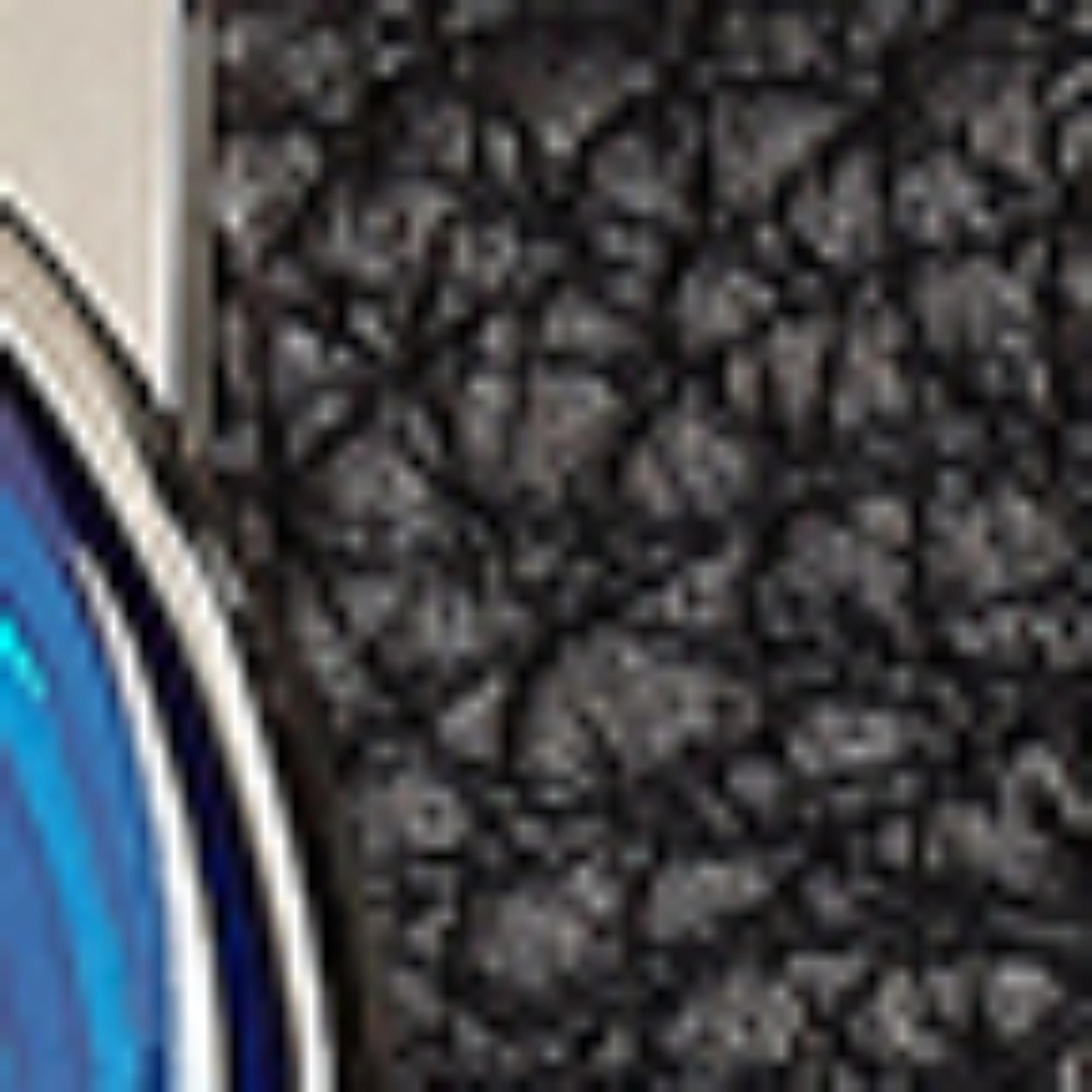 Reversible and Adjustable Gancini Belt - Blue Marine/Black