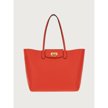 Gancini Tote Bag - Candy Apple Red