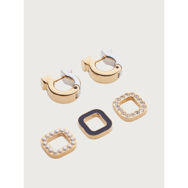 Earrings with Gancini Charm - Gold
